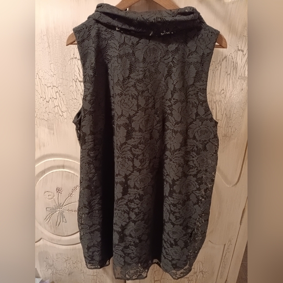 Lane Bryant Grey Lace Dress - Picture 9 of 9